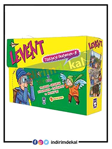 Levent Türkiye’yi Geziyorum 3 - (5 Kitap Set)