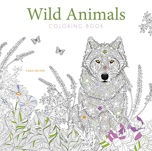 Wild Animals Coloring Book (Calm Coloring: Natural Wonders)