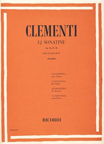 12 Sonatine Op. 36, 37, 38 von Ricordi