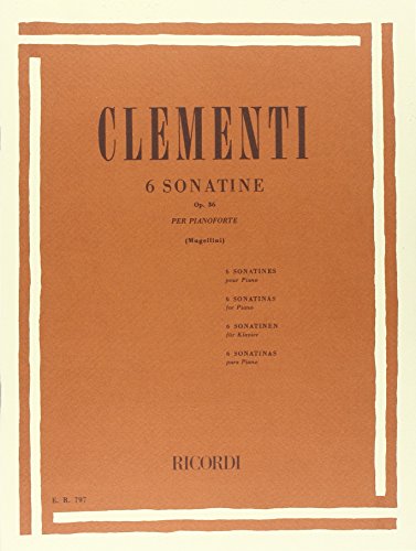 6 Sonatine Op. 36 (PIANO) von Ricordi