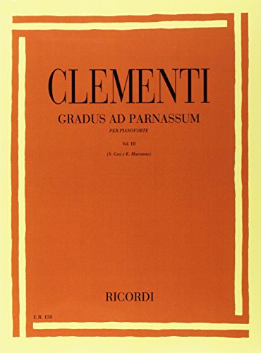 GRADUS AD PARNASSUM. VOLUME III PIANO von RICORDI