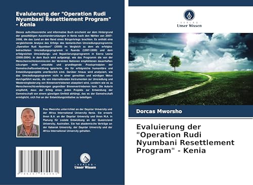 Evaluierung der "Operation Rudi Nyumbani Resettlement Program" - Kenia von Verlag Unser Wissen