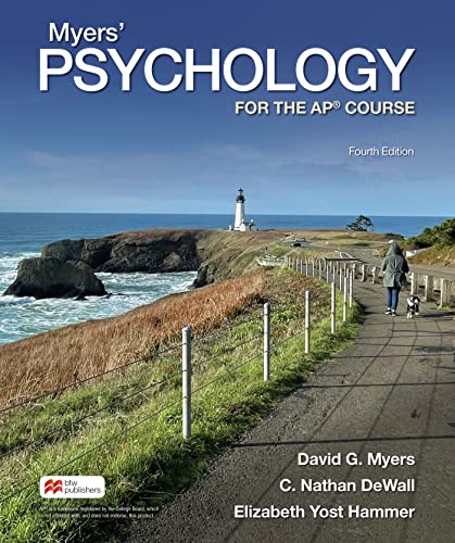 Myers' Psychology for the Ap Course von Worth Publishers Inc.,U.S.