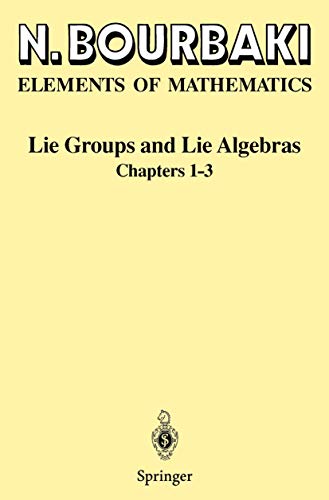 Lie Groups and Lie Algebras: Chapters 1-3