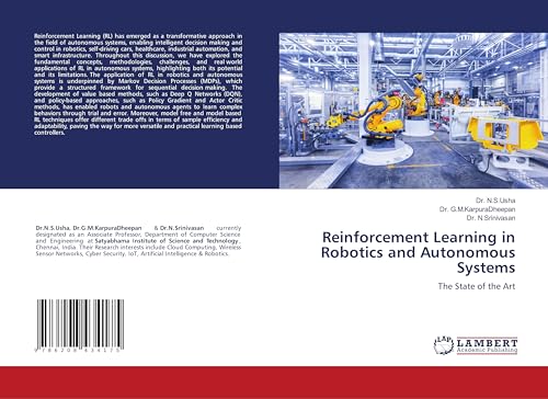 Reinforcement Learning in Robotics and Autonomous Systems: The State of the Art von LAP LAMBERT Academic Publishing