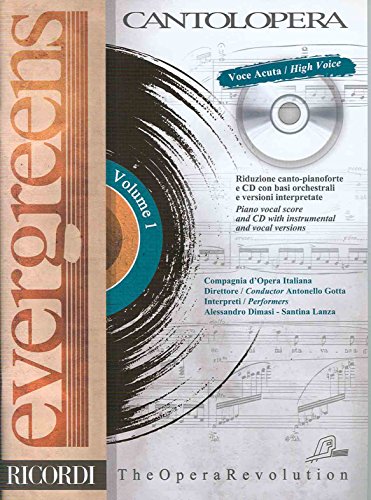 Cantolopera: Evergreens (Voce Acuta - High Voice)