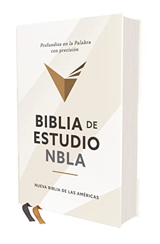 Biblia de Estudio NBLA, Tapa Dura, Interior a Dos Colores: Nueva Biblia de Las Américas, Interior a Dos Colores