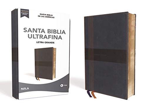 NBLA, Santa Biblia, Ultrafina, Letra grande, Tamaño manual, Leathersoft, Azul, Palabras de Jesús en rojo: Nueva Biblia de las Américas, Santa ... Size, Blue, Leathersoft, Red Letter Edition von HarperCollins