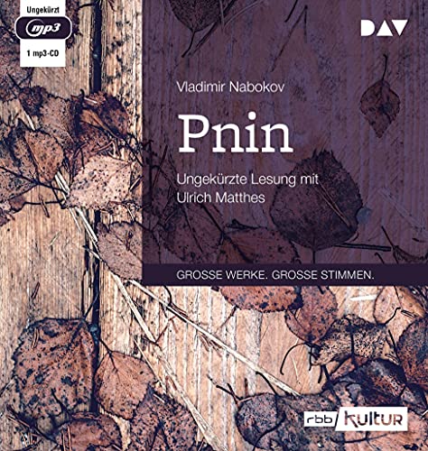 Pnin: Ungekürzte Lesung mit Ulrich Matthes (1 mp3-CD) von Der Audio Verlag