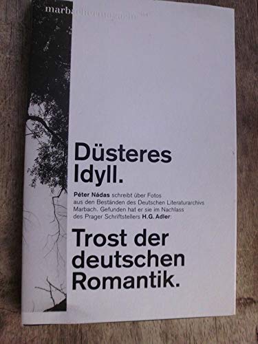 Düsteres Idyll: Trost der deutschen Romantik (Marbacher Magazin: 1986 ff.)