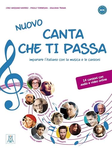 Nuovo canta che ti passa: imparare l’italiano con la musica e le canzoni / Buch mit Audios online von Hueber Verlag
