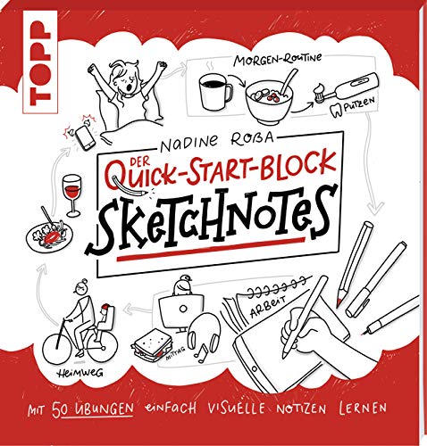 Sketchnotes. Der Quick-Start-Block: Mit 50 Übungen ganz einfach visuelle Notizen zeichnen