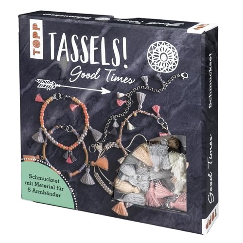 Tassels! Schmuckset Good Times: Anleitung und Material für 5 Tassel-Armbänder zum Selbermachen