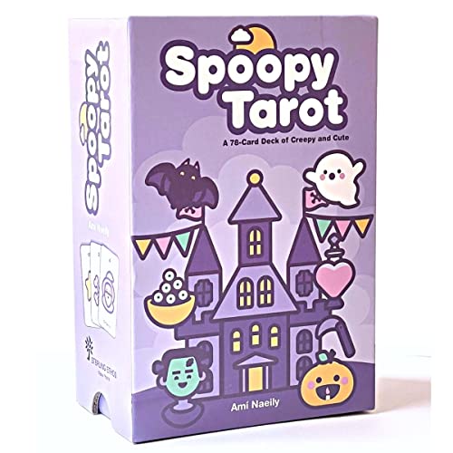 Spoopy Tarot: A 78-card Deck of Creepy and Cute (Little Mystics' Cute Tarot) von Sterling Ethos