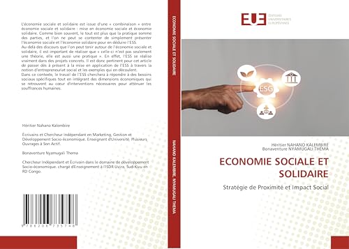 ECONOMIE SOCIALE ET SOLIDAIRE: Stratégie de Proximité et Impact Social von Éditions universitaires européennes