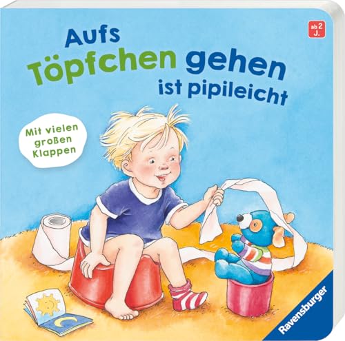Aufs Töpfchen gehen ist pipileicht: Ein Spielbuch mit vielen Klappen - Töpfchentraining - Windel weg - ab 2 Jahren Aufs Töpfchen gehen ist pipileicht: Ein Spielbuch mit vielen Klappen - Töpfchentraining - Windel weg - ab 2 Jahren