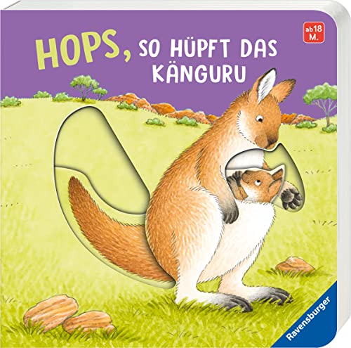 Hops, so hüpft das Känguru: Mein erstes Schiebebuch Hops, so hüpft das Känguru: Mein erstes Schiebebuch