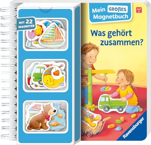 Mein großes Magnetbuch: Was gehört zusammen? - Magnet-Spielbuch ab 2 Jahren, Bilderbuch: Mit 22 Magneten Mein großes Magnetbuch: Was gehört zusammen? - Magnet-Spielbuch ab 2 Jahren, Bilderbuch: Mit 22 Magneten von Ravensburger Verlag GmbH