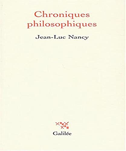 Chroniques Philosophiques von GALILEE