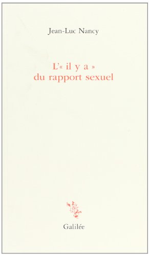 L'il Y a Du Rapport SexuelL'"il y a" du rapport sexuel
