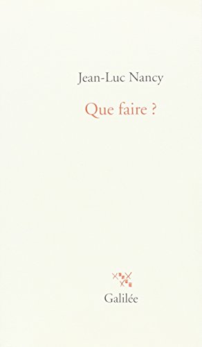 Que faire ?