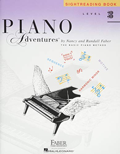 Piano Adventures Sightreading - Level 3B Pianoforte Book: Noten, Lehrmaterial für Klavier