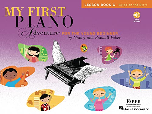 My First Piano Adventure Lesson: Book C: Noten, Lehrbuch, CD für Klavier: Lesson Book C Skips on the Staff