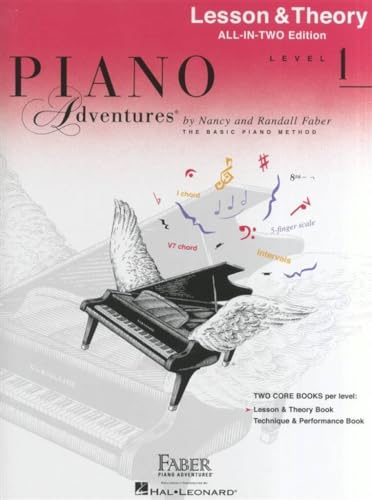 Piano Adventures All In Two Level 1 Lesson & Theory: Noten, Lehrmaterial für Klavier