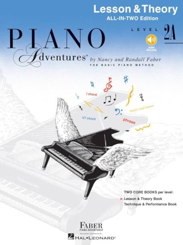 Piano Adventures All In Two Level 2A Lesson & Theory: Lehrmaterial für Klavier: Lesson & Theory - Anglicised Edition