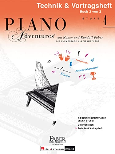 Piano Adventures: Technik- & Vortragsheft 4 von Faber Piano Adventures