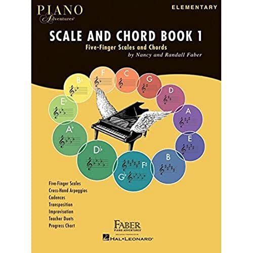 Faber Piano Adventures: Scale And Chord Book 1 - Five-Finger Scales And Chords: Noten für Klavier: Five-Finger Scales and Chords: Elementary