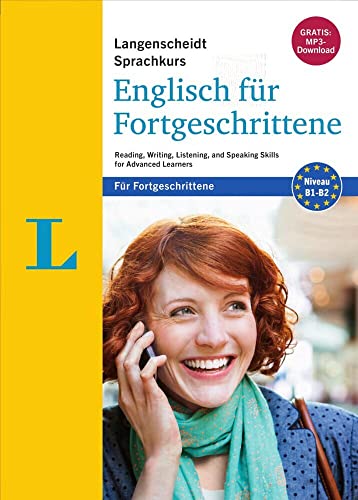 Langenscheidt Sprachkurs Englisch für Fortgeschrittene - Sprachkurs mit 4 Büchern und 2 MP3-CDs: Reading, Writing, Listening, and Speaking Skills for Advanced Learners von Langenscheidt bei PONS