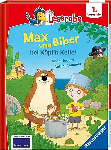 Max und Biber bei Käpt'n Kelle - Leserabe ab Klasse 1 - Erstlesebuch für Kinder ab 6 Jahren (Leserabe - 1. Lesestufe) von Ravensburger