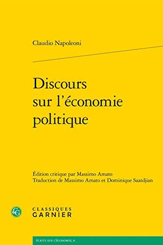Discours Sur L'economie Politique (Ecrits Sur L'economie, Band 8)
