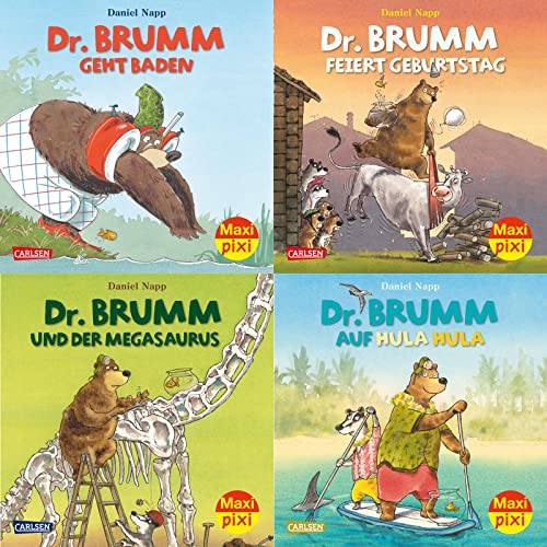 Maxi-Pixi-4er-Set 91: Neues von Dr. Brumm (4x1 Exemplar): 4 Minibücher für Kinder ab 3 Jahren (91) von Carlsen