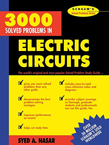 3,000 Solved Problems in Electrical Circuits (Schaum's Solved Problems) von McGraw-Hill Education