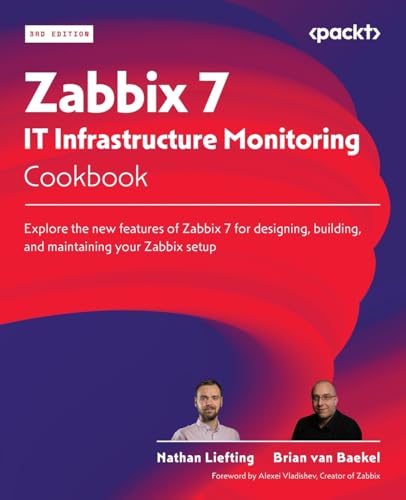 Zabbix 7 IT Infrastructure Monitoring Cookbook: Explore the new features of Zabbix 7 for designing, building, and maintaining your Zabbix setup