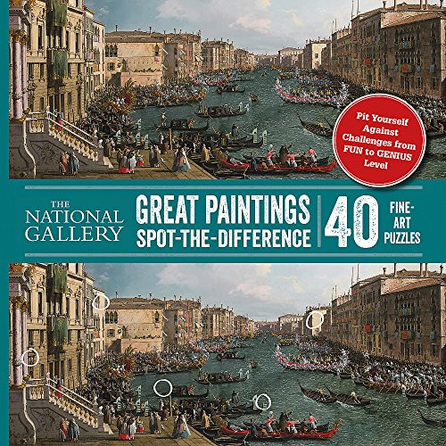 Spot-the-Difference: National Gallery Spot-The-Difference: Great Paintings: 40 fine arts puzzles
