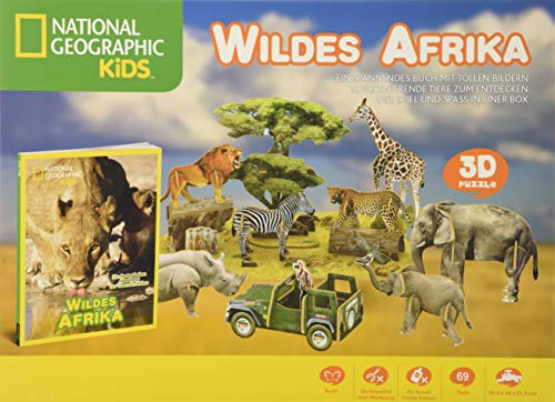 National Geographic KiDS - Wildes Afrika 3D Puzzle Box incl. Buch National Geographic KiDS - Wildes Afrika 3D Puzzle Box incl. Buch von National Geographic Kids @ Edizioni White Star SrL