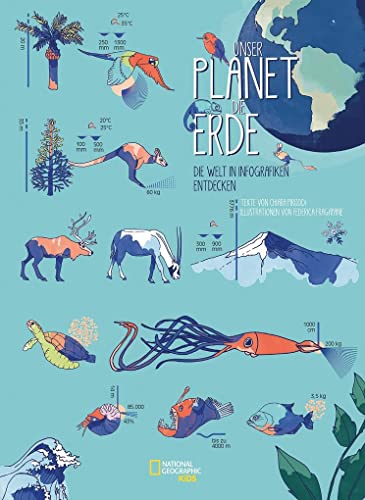 Unser Planet - die Erde: Die Welt in Infografiken entdecken: National Geographic Kids