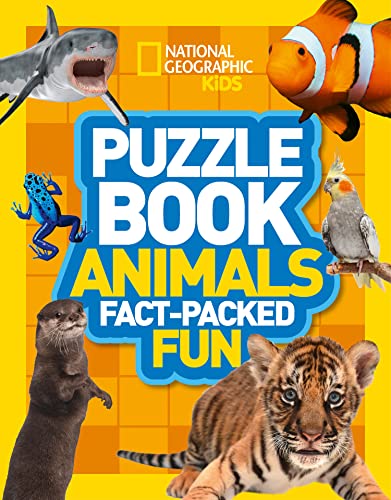 Puzzle Book Animals: Brain-tickling quizzes, sudokus, crosswords and wordsearches (National Geographic Kids) von Collins