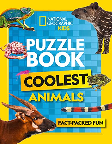 Puzzle Book Coolest Animals: Brain-tickling quizzes, sudokus, crosswords and wordsearches (National Geographic Kids) von HarperCollins