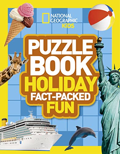 Puzzle Book Holiday: Brain-tickling quizzes, sudokus, crosswords and wordsearches (National Geographic Kids)