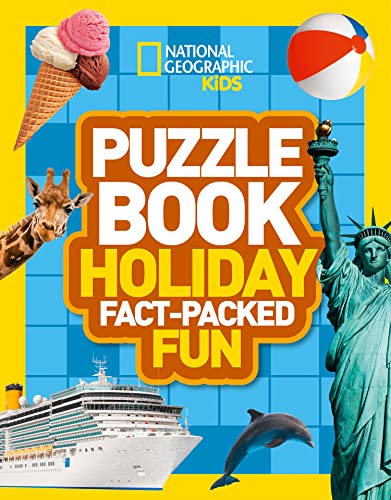 Puzzle Book Holiday: Brain-tickling quizzes, sudokus, crosswords and wordsearches (National Geographic Kids)