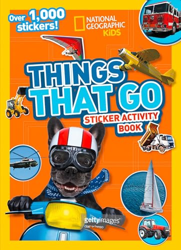 Things That Go Sticker Activity Book: Over 1,000 stickers!