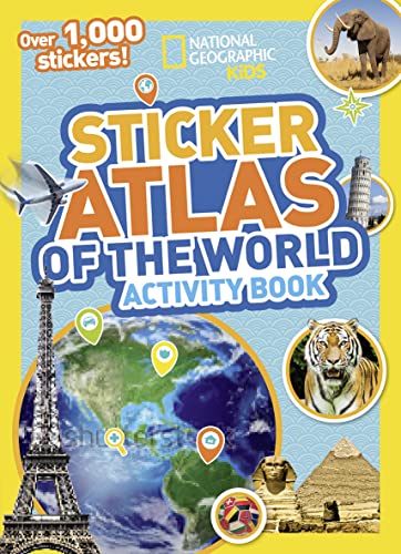 World Atlas Sticker Activity Book: Over 200 stickers!