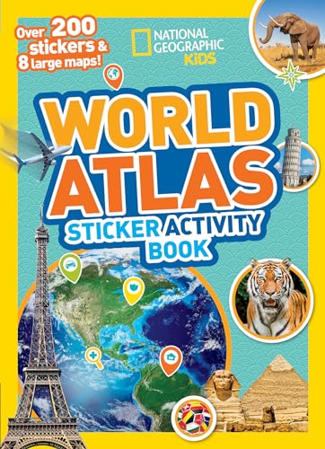World Atlas Sticker Activity Book: Over 200 stickers!