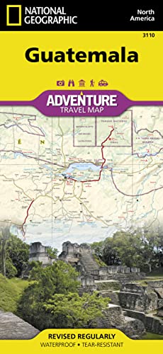 National Geographic Adventure Travel Map TK Guatemala 500T.: Waterproof. Tear-resistent (National Geographic Adventure Map, Band 3110)