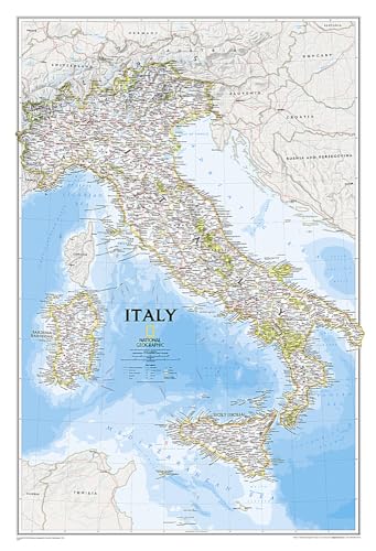 National Geographic Map Italy, Planokarte: Wall Maps Countries & Regions (National Geographic Reference Map)