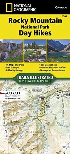Rocky Mountain National Park Day Hikes (National Geographic Topographic Map Guide, Band 1701)